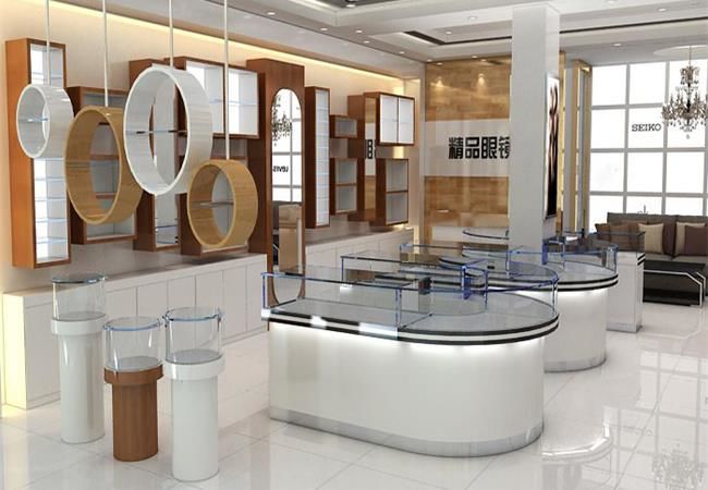 合肥眼鏡店裝修|現(xiàn)代感眼鏡 客觀開放的設計