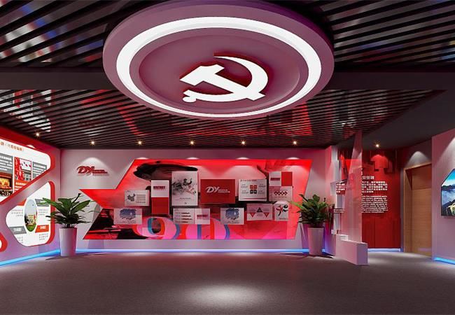 要突出黨建特性的合肥黨建展廳裝修