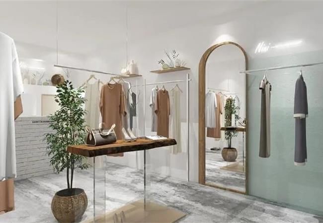 這樣設(shè)計合肥服裝店裝修，更顯大氣上檔次